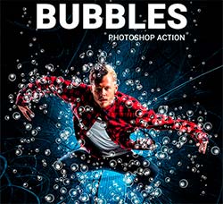 极品PS动作－泡泡散射(含高清视频教程)：Bubbles Photoshop Action